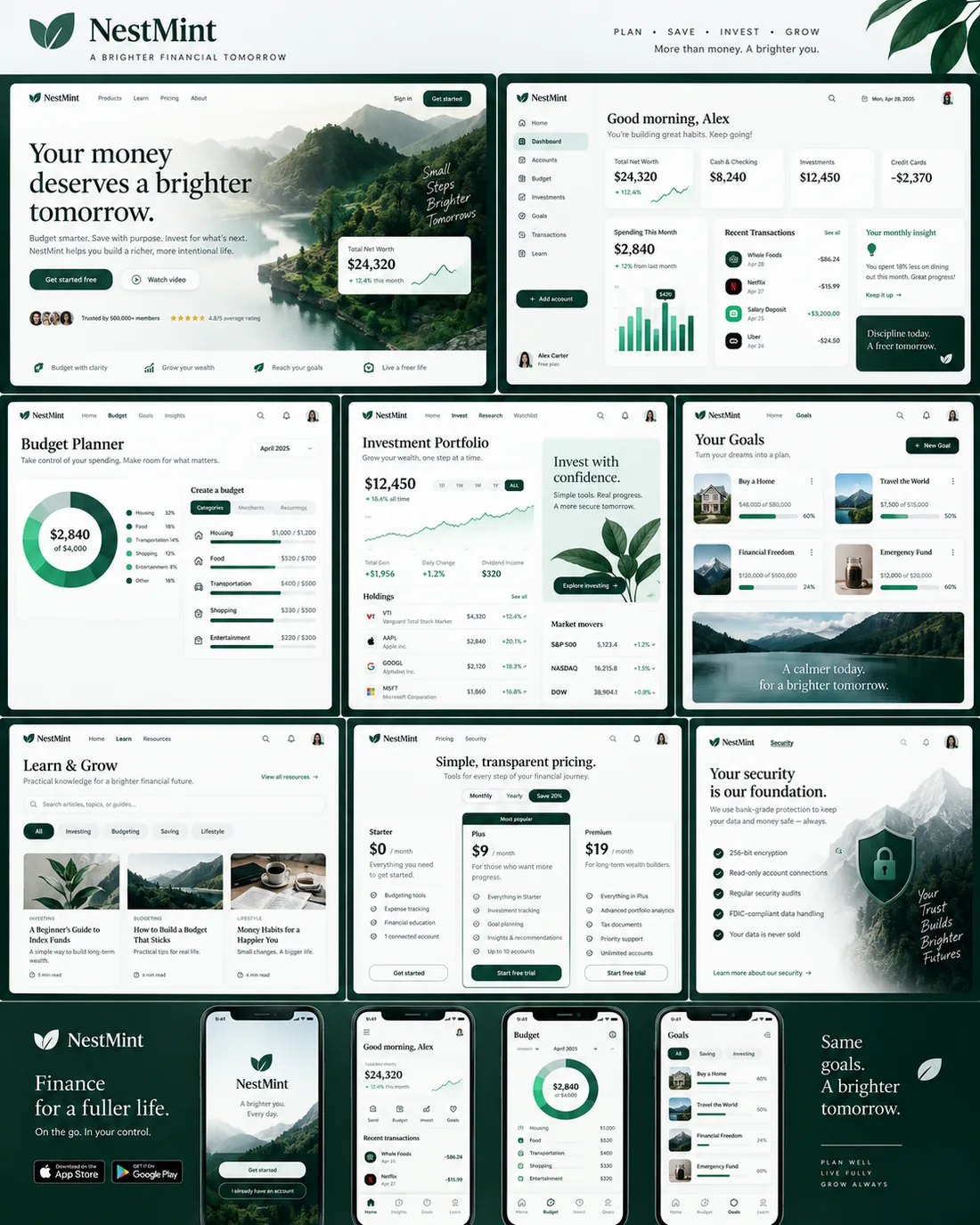 NestMint, Personal Finance Platform