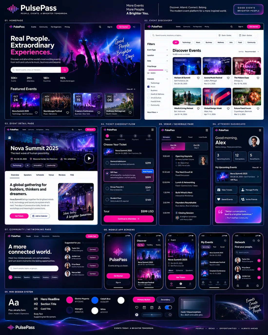 PulsePass, Events & Community Platform