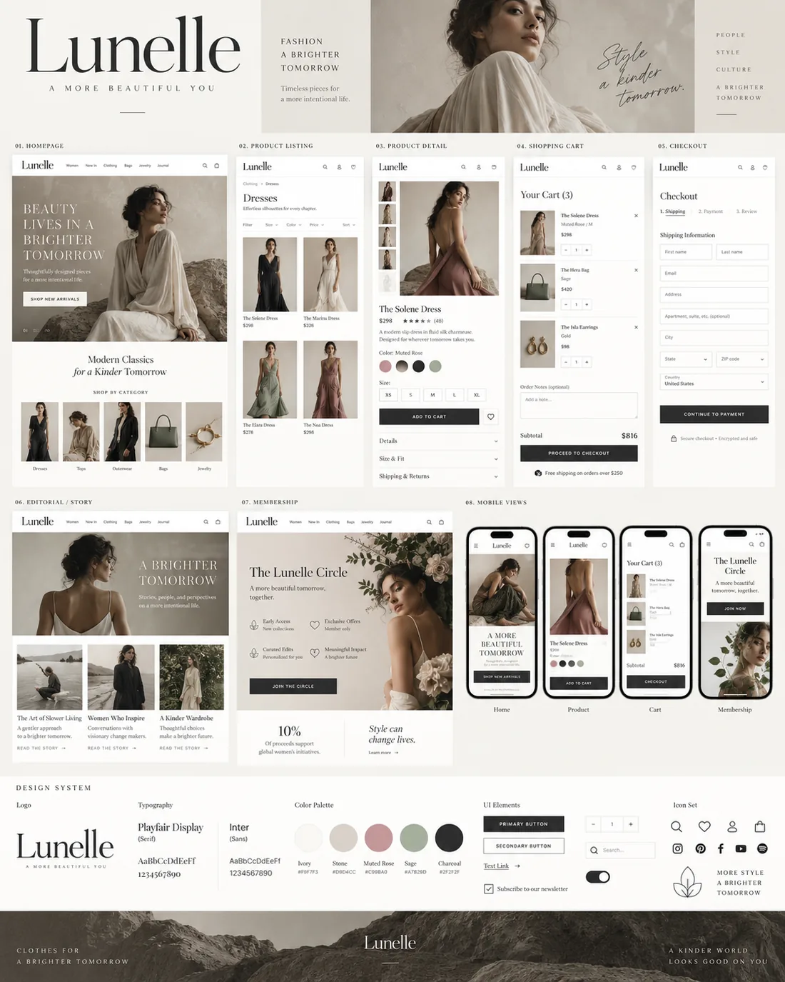 Lunelle, Fashion Shopping App