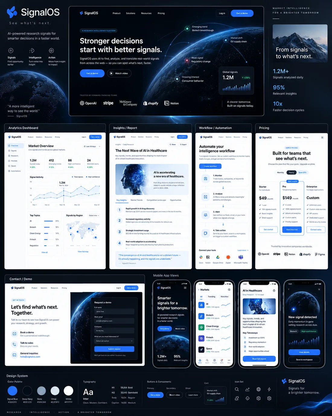 SignalOS, AI Market Intelligence