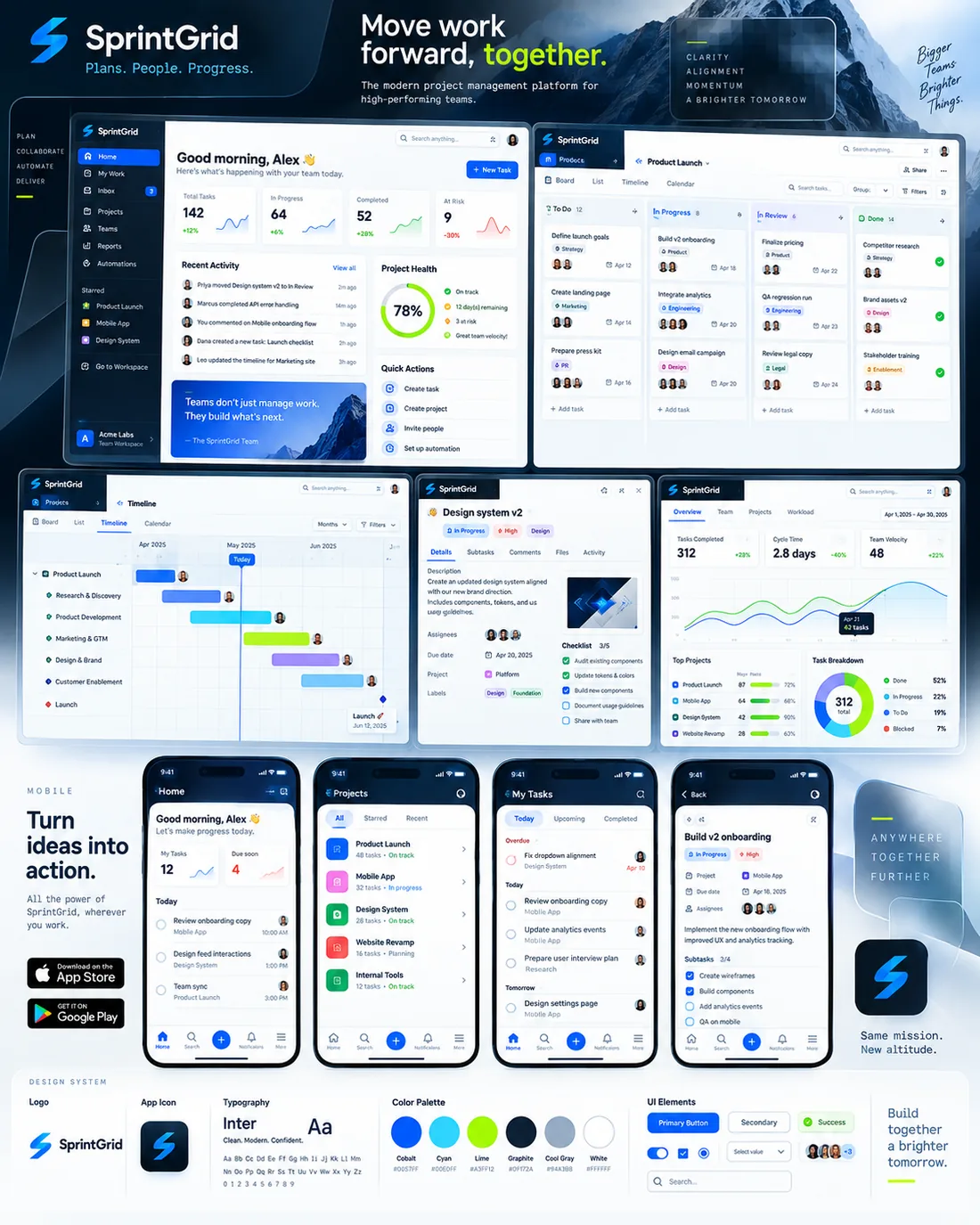 SprintGrid, Project Management Platform