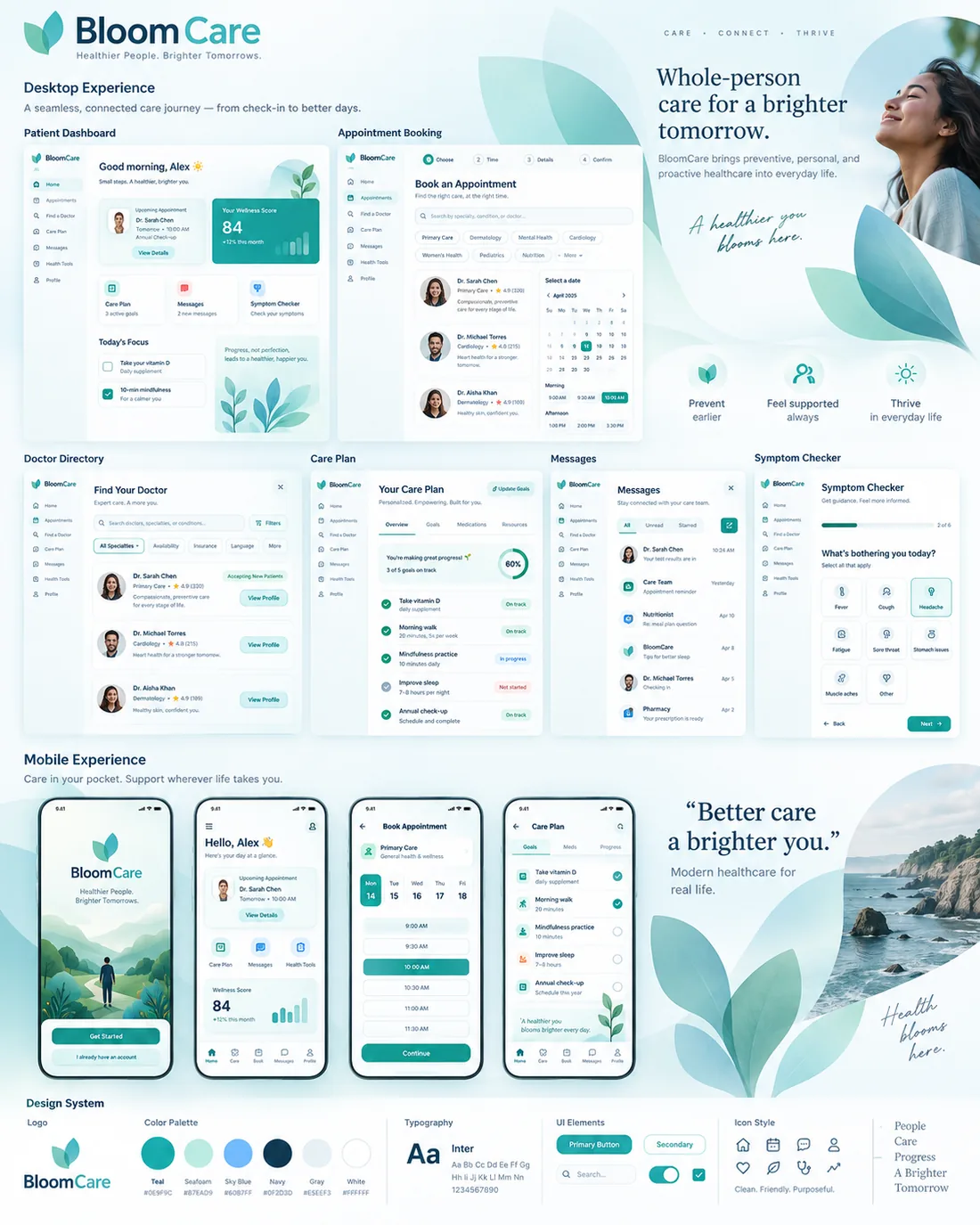 BloomCare, Personal Healthcare App