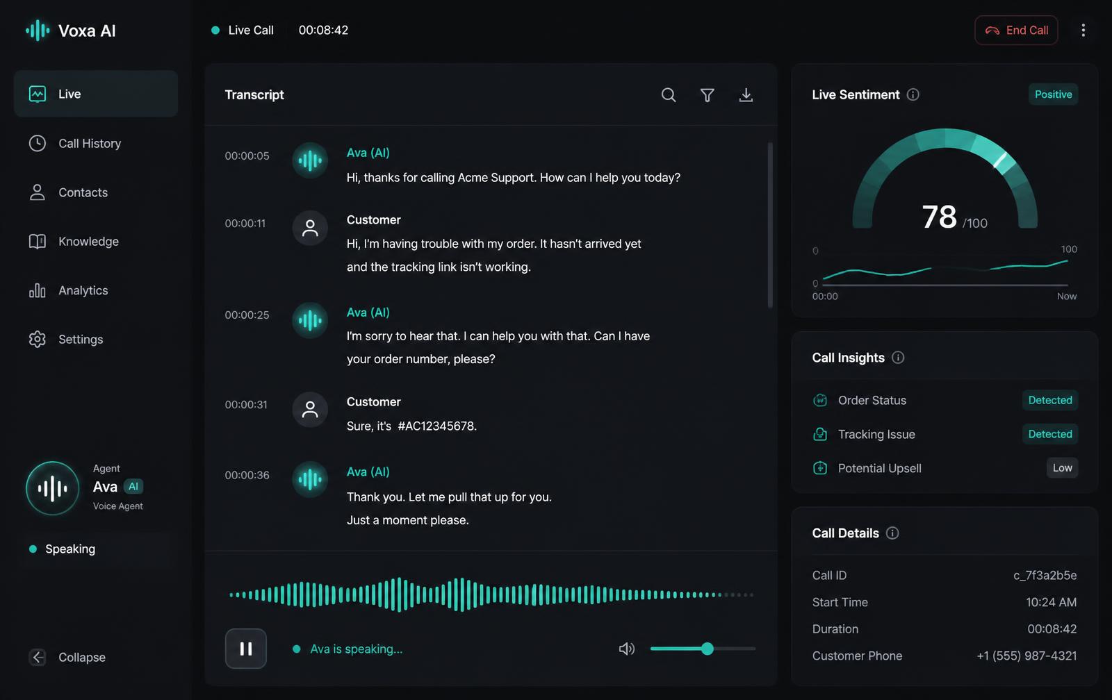 AI Agent System — Voice Agent