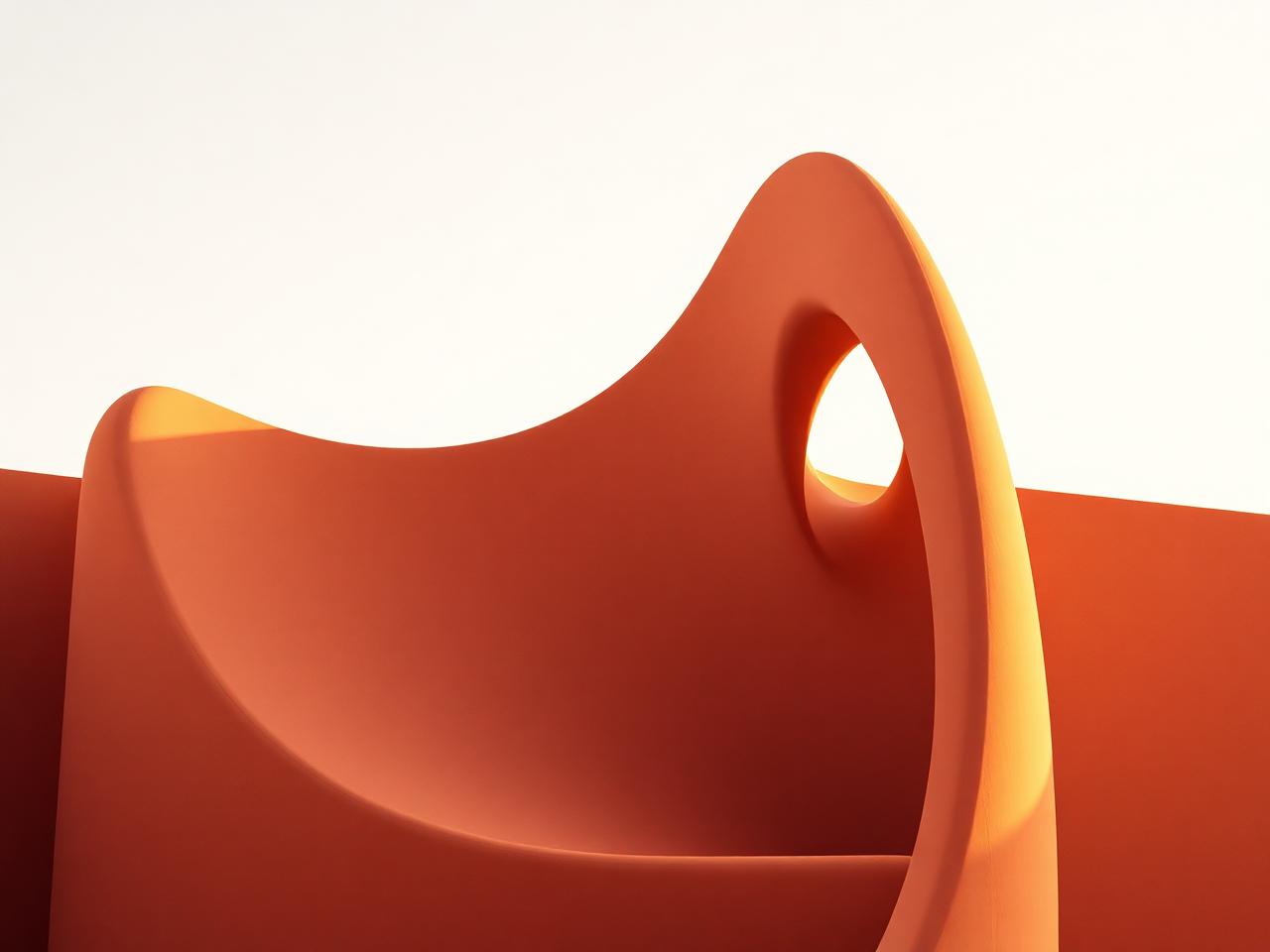 Warm terracotta sculpture representing brand growth and elevation